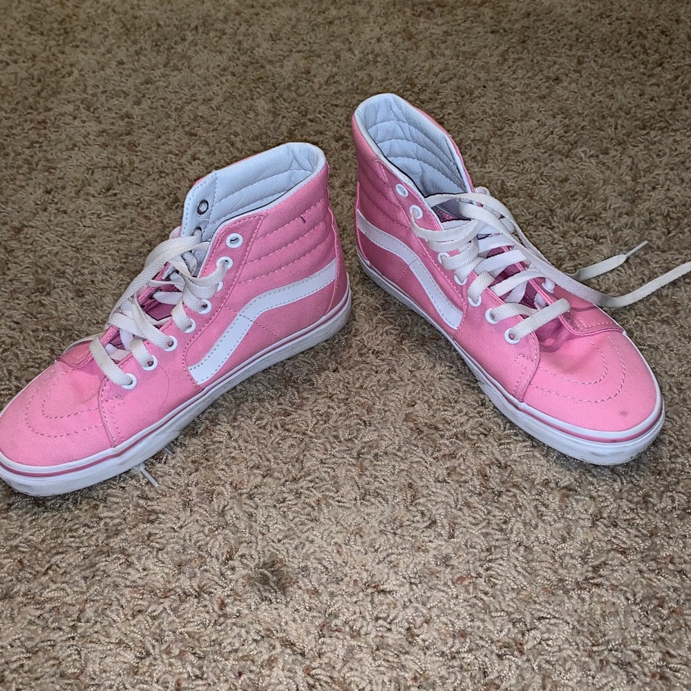 Pink old school vans
